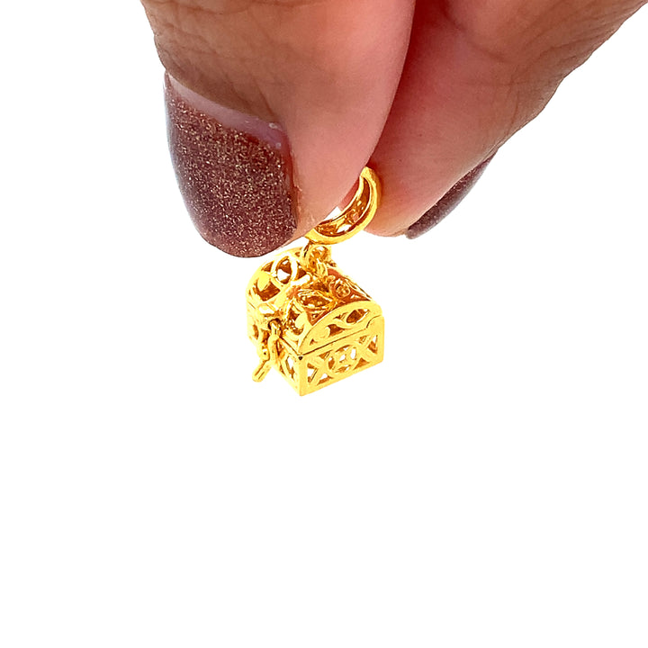 22K YG Women Charm Pendant-1pc