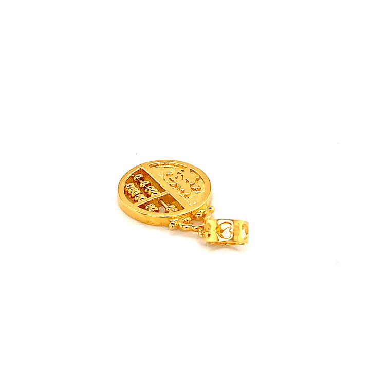 22K YG Women Charm Pendant-1pc