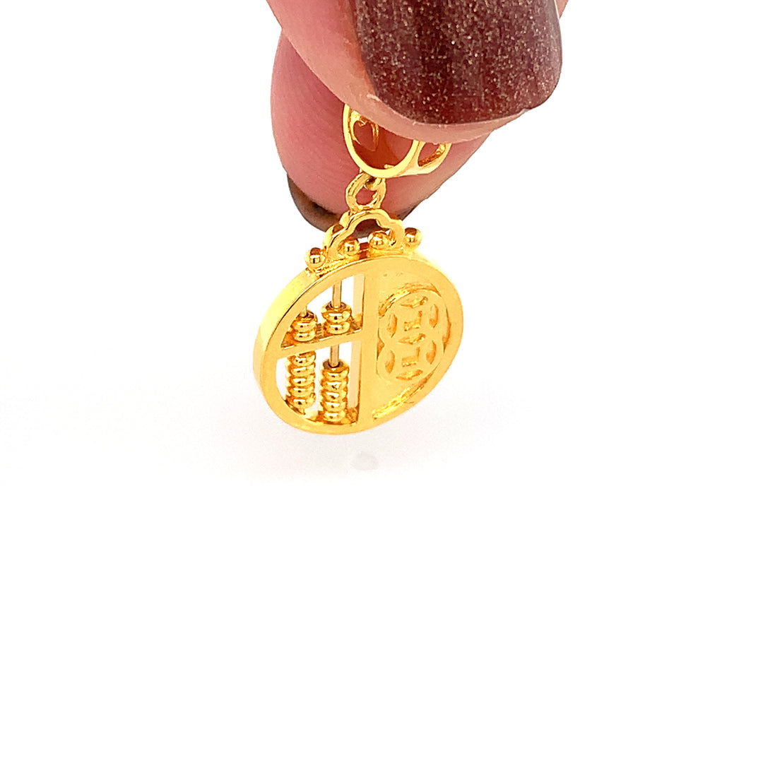 22K YG Women Charm Pendant-1pc