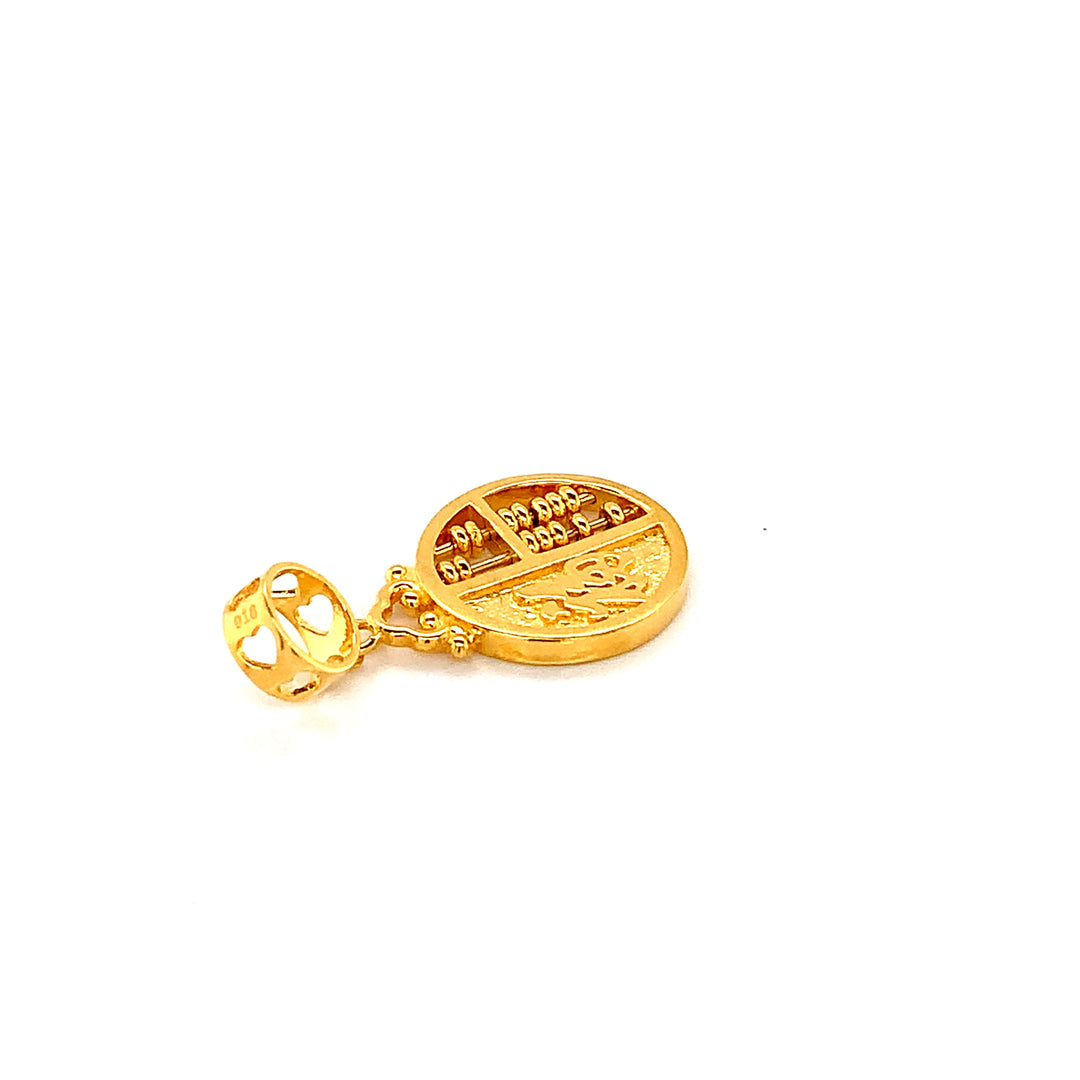 22K YG Women Charm Pendant-1pc