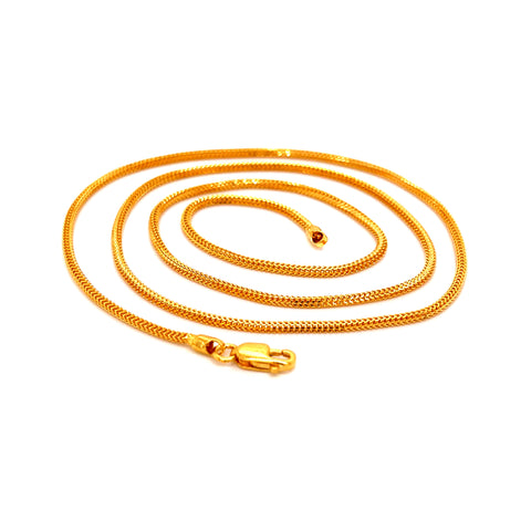 22K YG Unisex Rope Chain-1pc