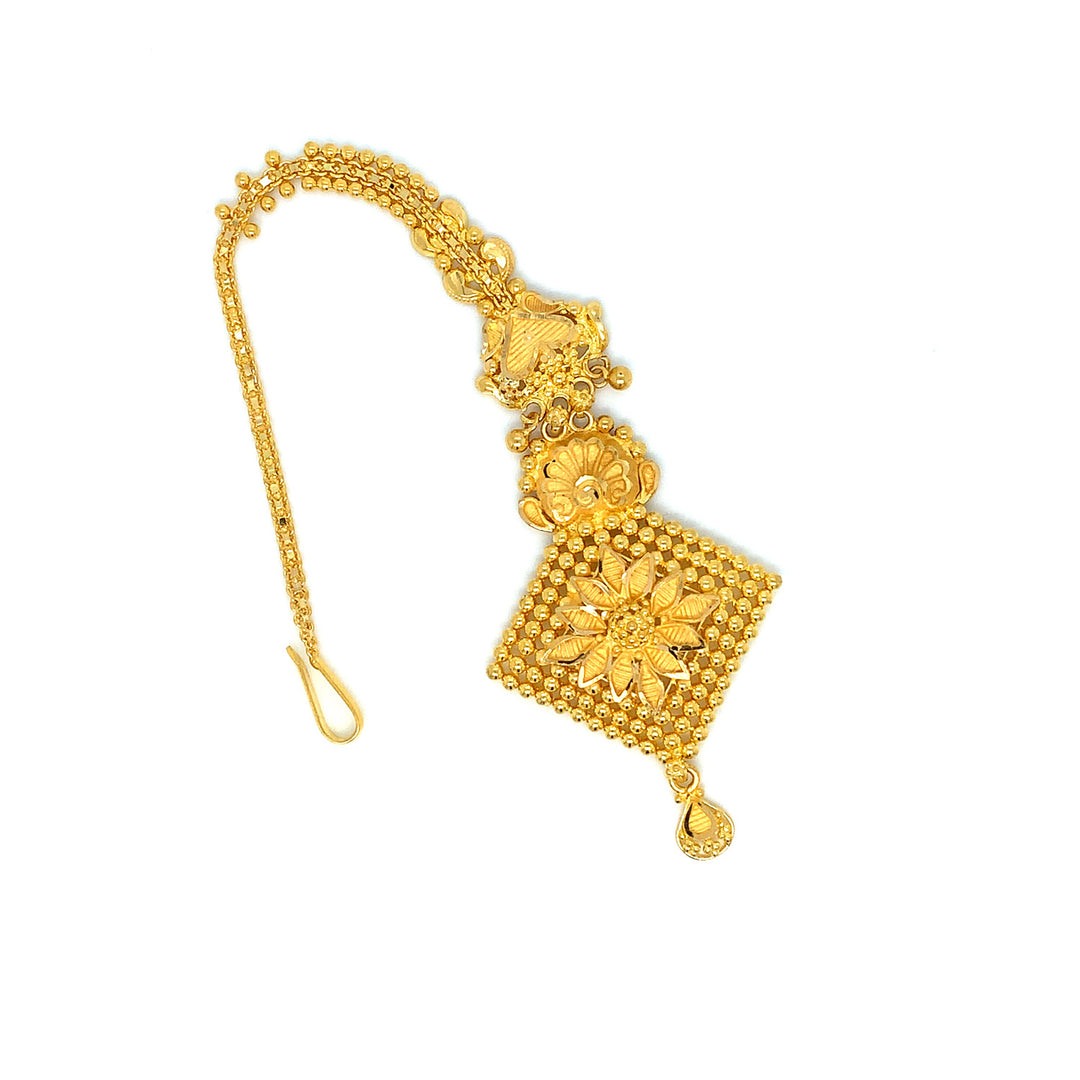 22K YG Women Mangtika-1pc