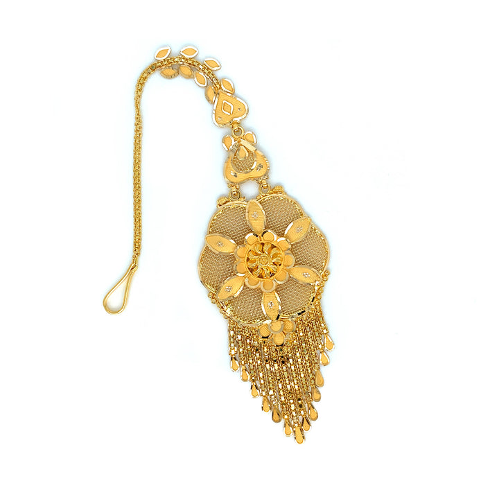 22K YG Women Mangtika-1pc