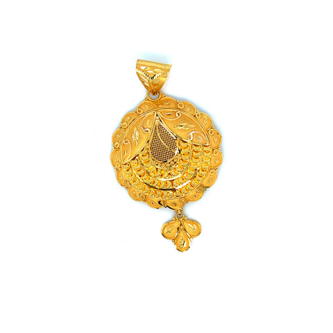 22K YG Women Fancy Pendant-1pc