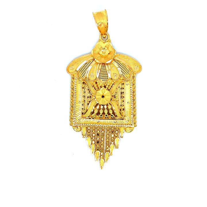 22K YG Women Fancy Pendant-1pc