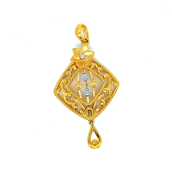 22K YG Women Fancy Pendant-1pc