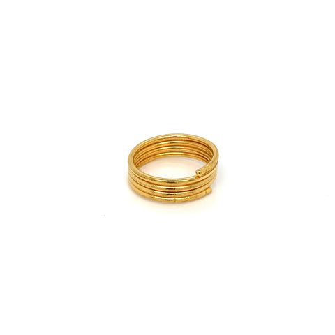 24K YG Baby/Toddler Beruwa Ring-1pc