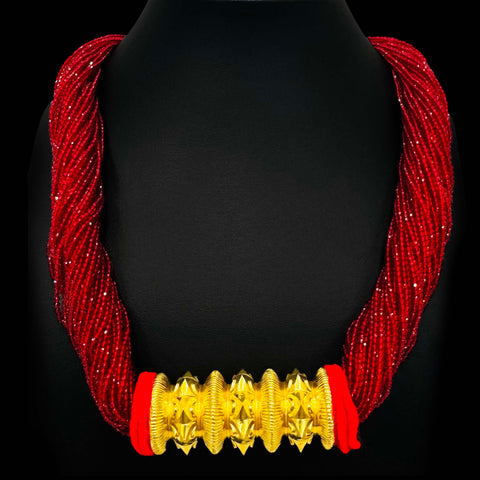 24K YG Red Pote Tilhari-1pc