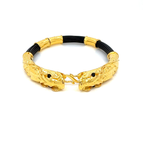 24K YG Synthetic HP Bracelet-1pc