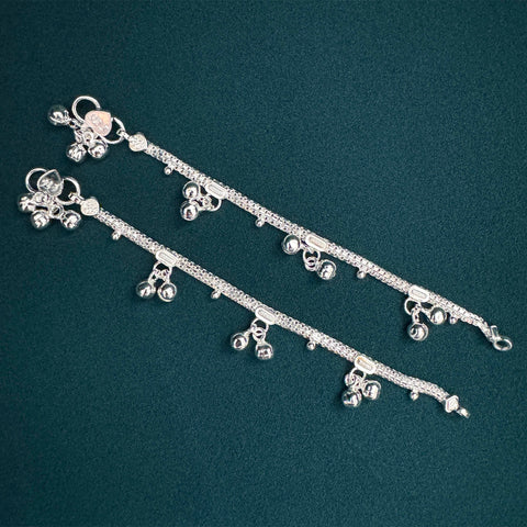 Baby/Toddler Sterling Silver Anklet-1pair