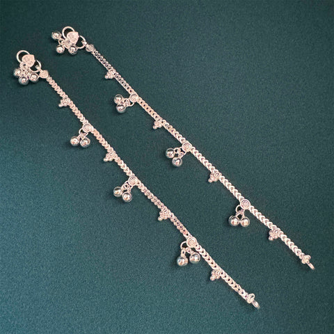 Children Sterling Silver Anklet-1pair