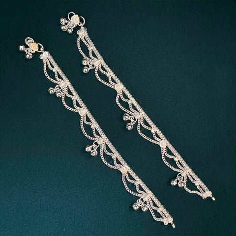 Children Sterling Silver Anklet-1pair