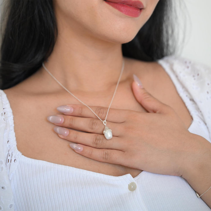Sterling Silver with FWP Necklace-1pc