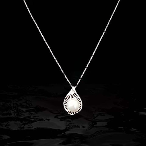 Sterling Silver with FWP Necklace-1pc