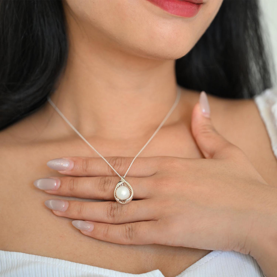 Sterling Silver with FWP Necklace-1pc