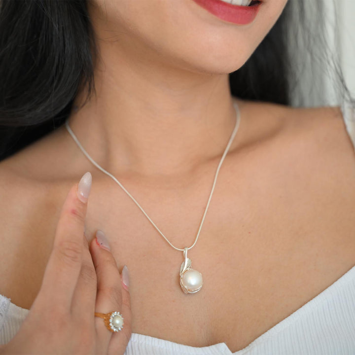 Sterling Silver with FWP Necklace-1pc