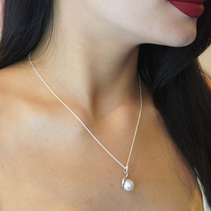 Sterling Silver with FWP Necklace-1pc