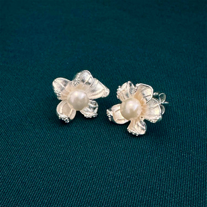 Sterling Silver with FWP Earring-1pair