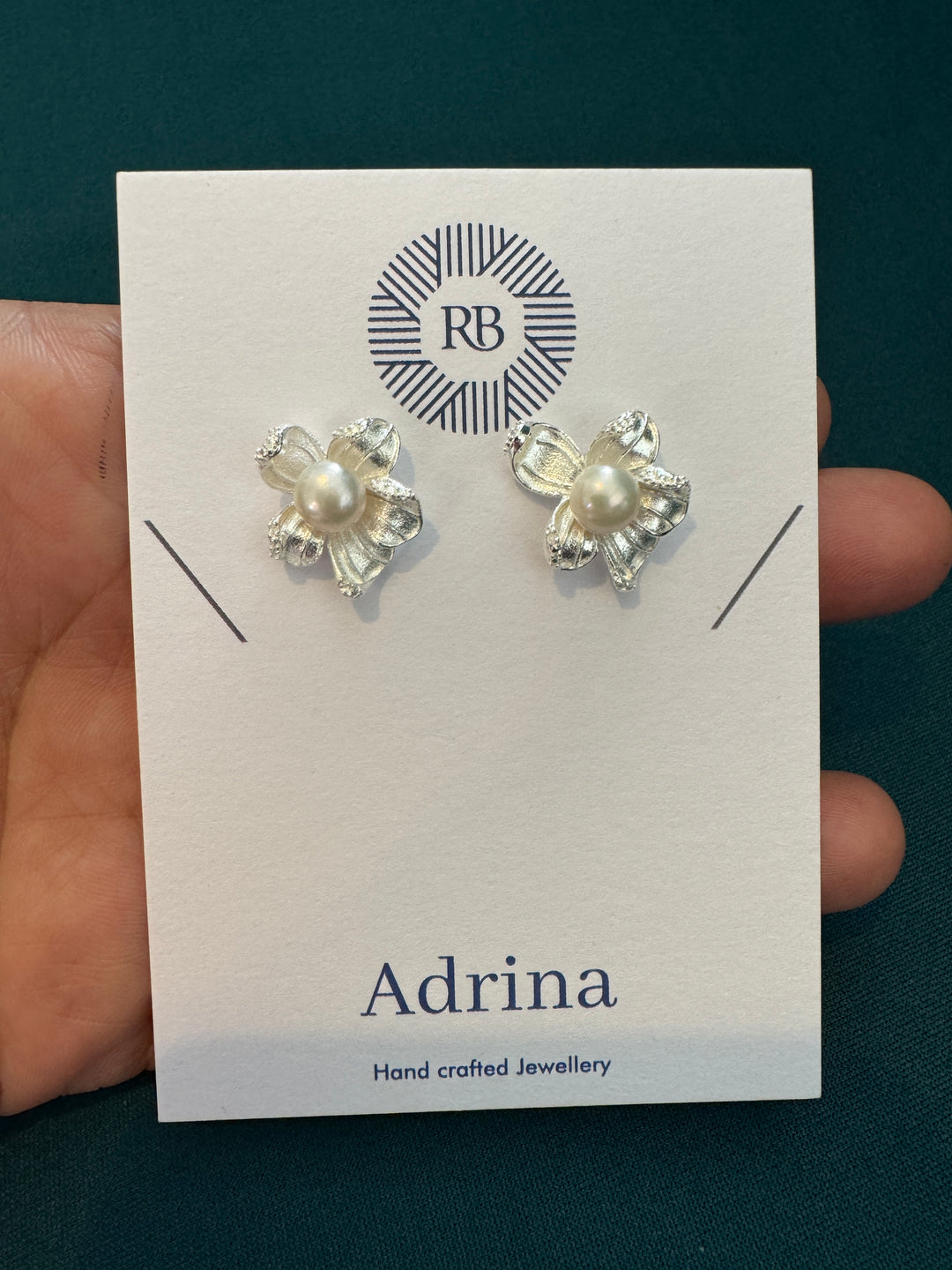 Sterling Silver with FWP Earring-1pair