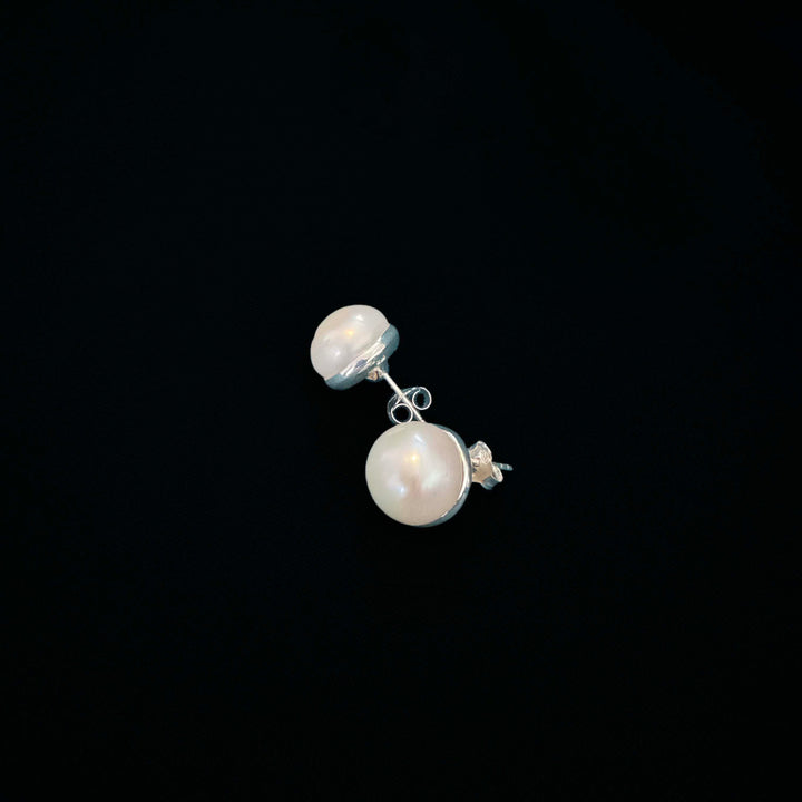 Sterling Silver with FWP Earring-1pair