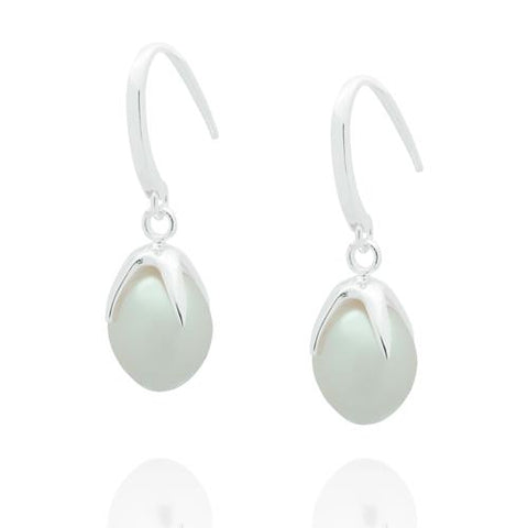 Sterling Silver with FWP Earring-1pair