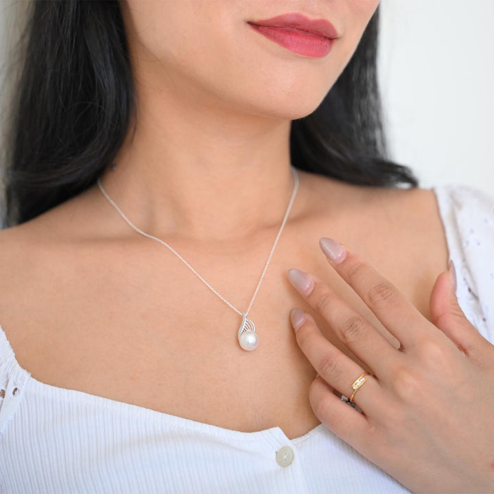 Sterling Silver with FWP Necklace-1pc
