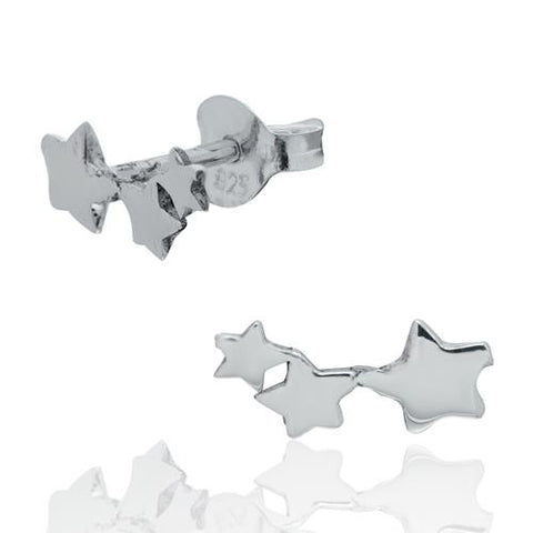 Sterling Silver Star Earring-1pair