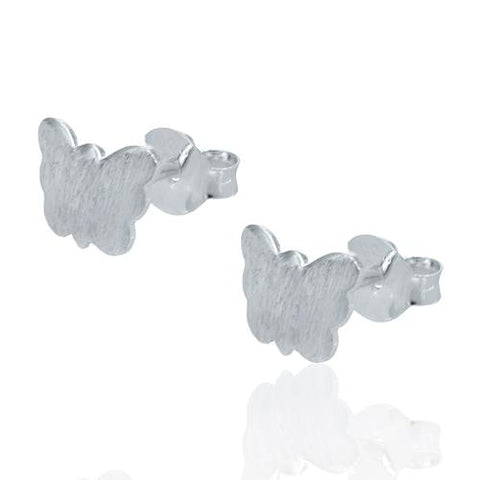 Sterling Silver Butterfly Earring-1pair