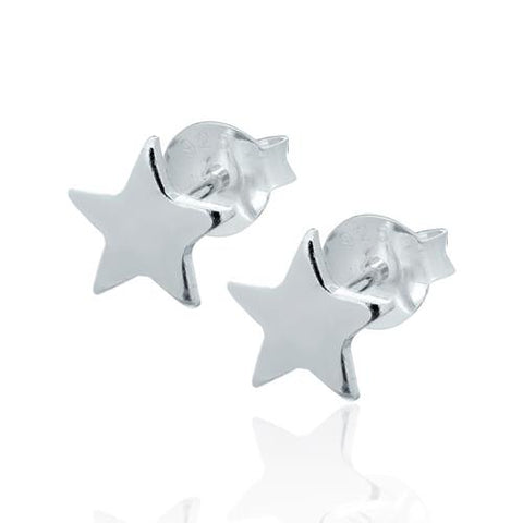 Sterling Silver Star Earring-1pair