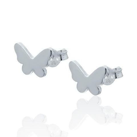 Sterling Silver Butterfly Earring-1pair