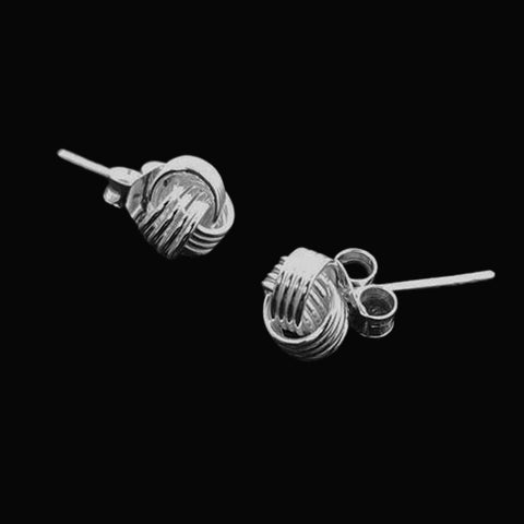 Sterling Silver Fancy Earring-1pair