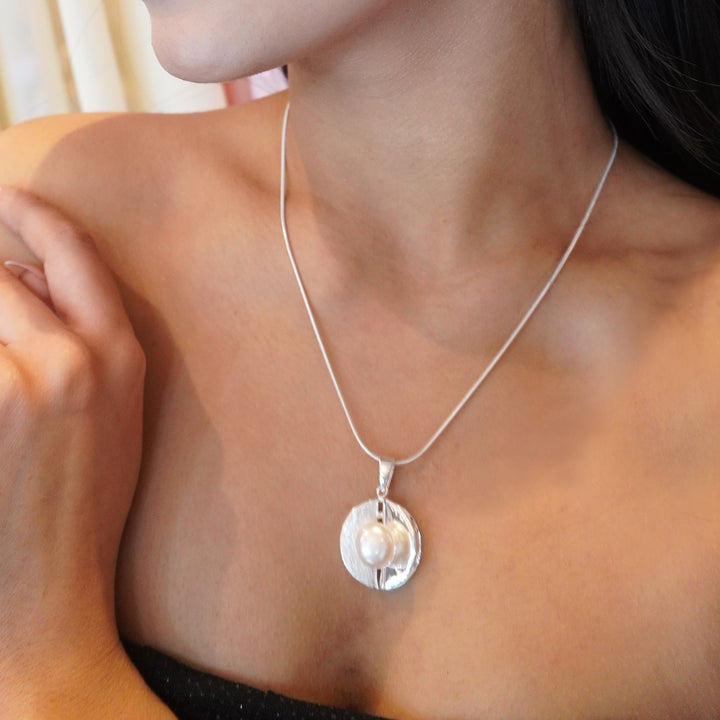 Sterling Silver with FWP Necklace-1pc