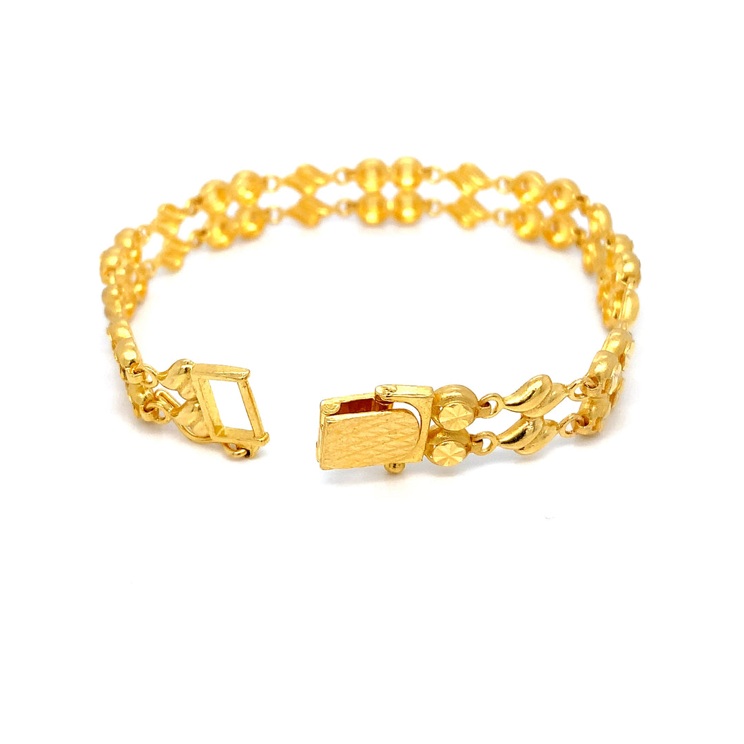 22K YG Fancy Bracelet-1pc