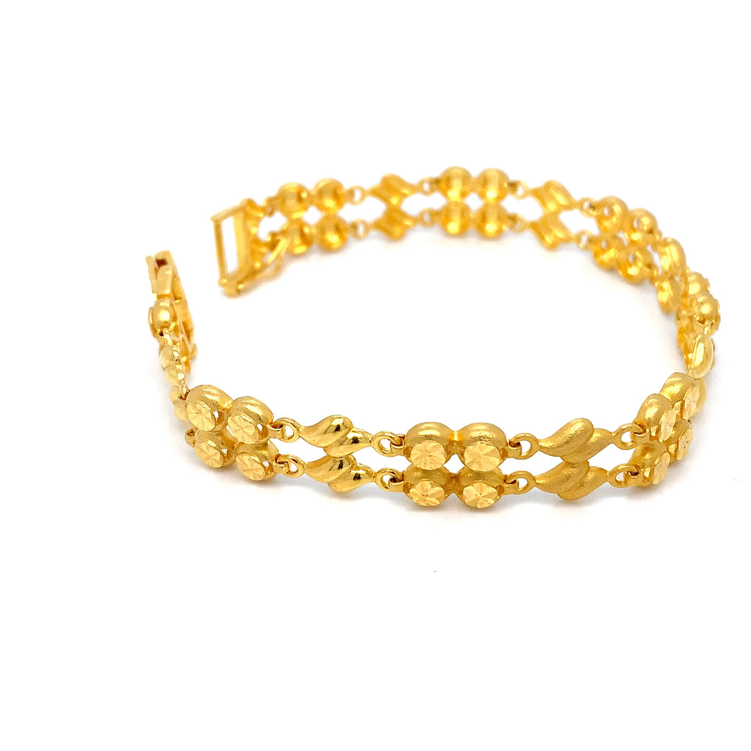 22K YG Fancy Bracelet-1pc