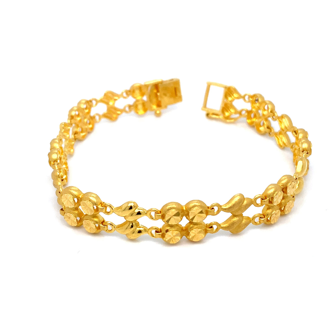22K YG Fancy Bracelet-1pc