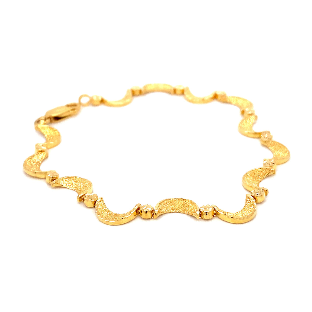 22K YG Fancy Bracelet-1pc