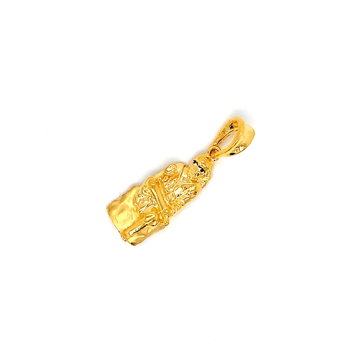 22K YG Unisex Sai Baba Pendant-1pc