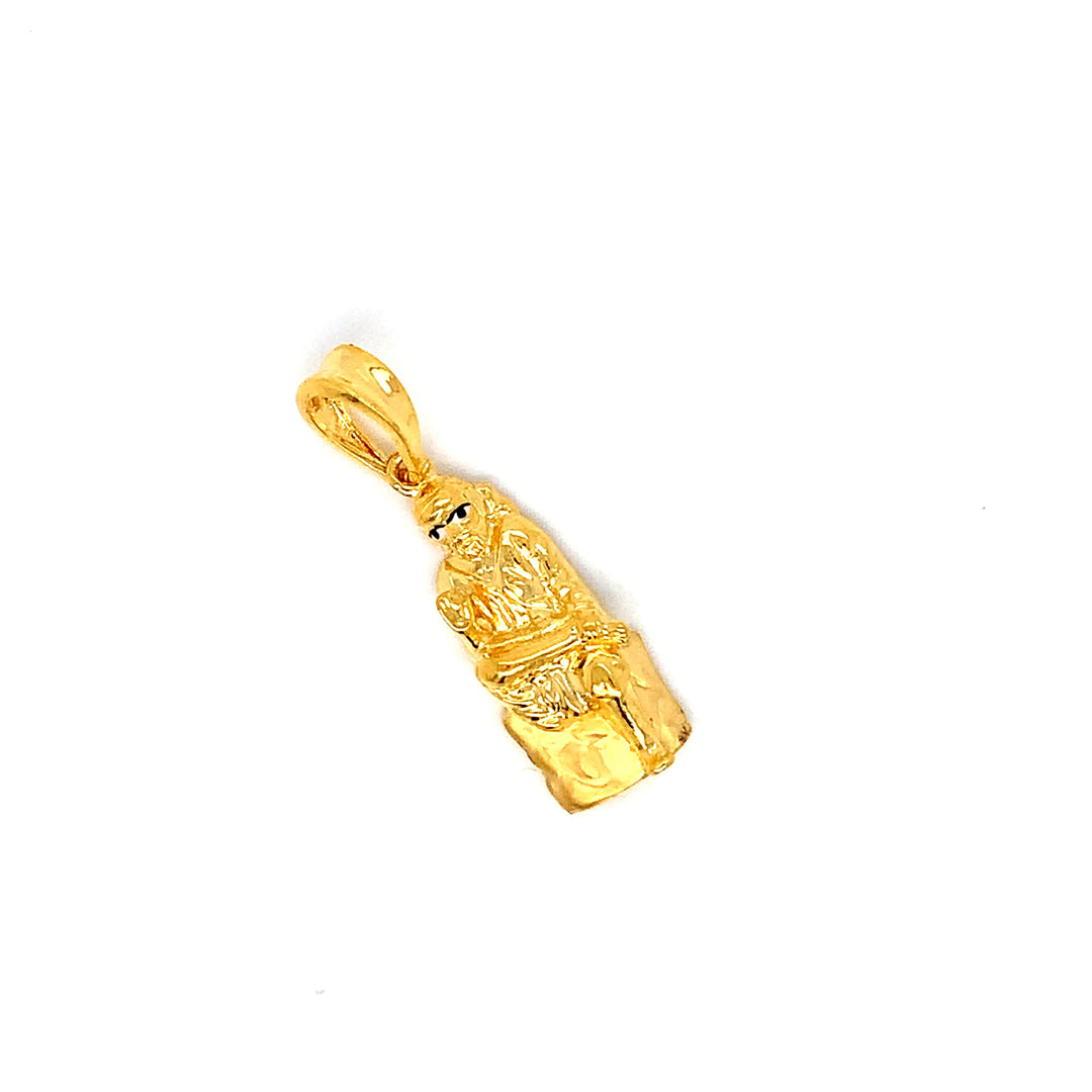 22K YG Unisex Sai Baba Pendant-1pc