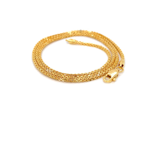 22K YG Milan Chain-1pc