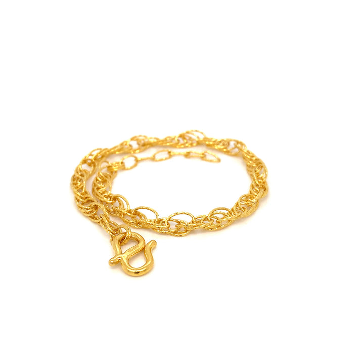 24K YG Fancy Bracelet-1pc