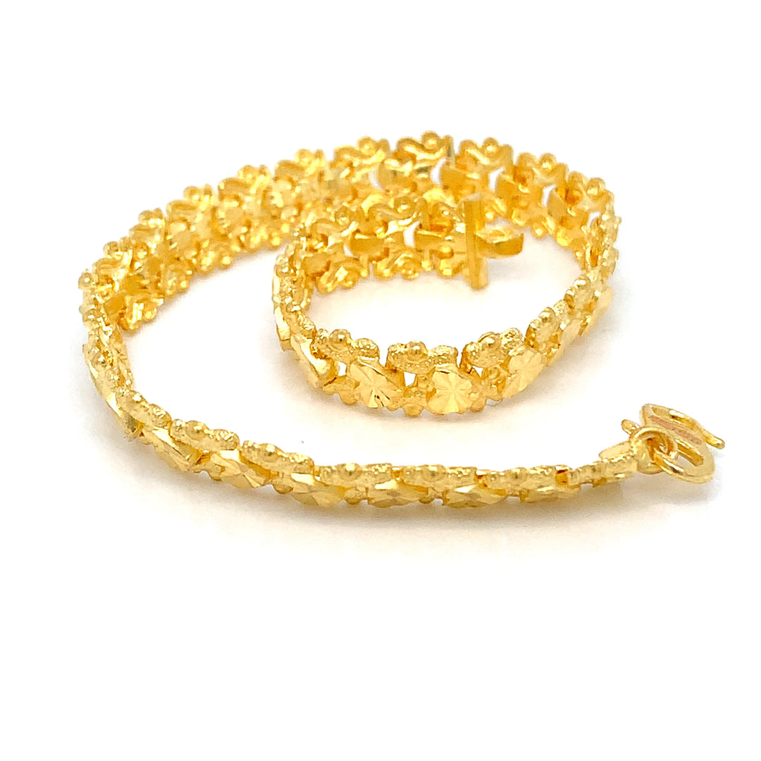 22K YG Fancy Bracelet-1pc
