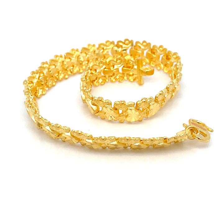 22K YG Fancy Bracelet-1pc