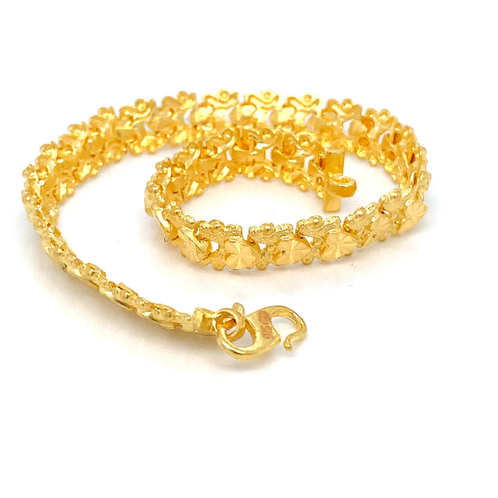22K YG Fancy Bracelet-1pc