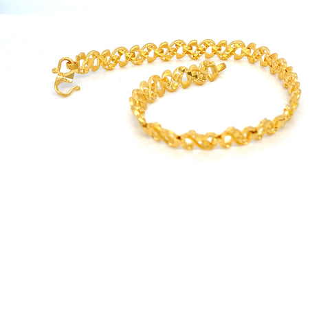 22K YG Fancy Bracelet-1pc