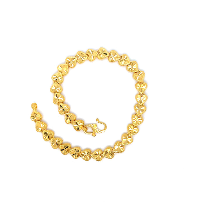 22K YG Fancy Bracelet-1pc