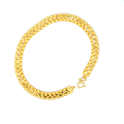 22K YG Fancy Bracelet-1pc