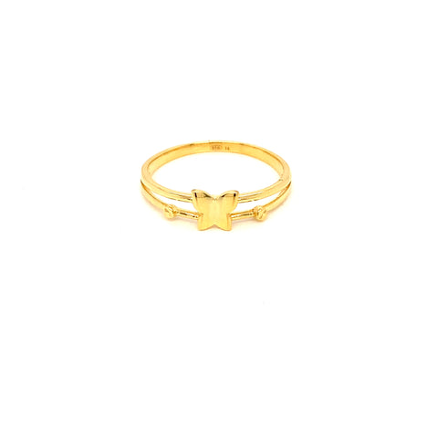 22K YG Fancy Ring-1pc