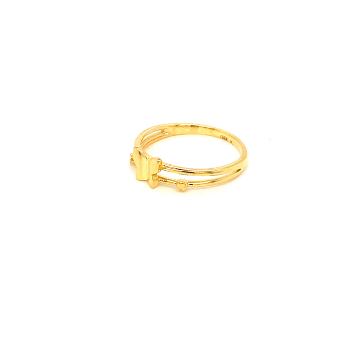 22K YG Fancy Ring-1pc