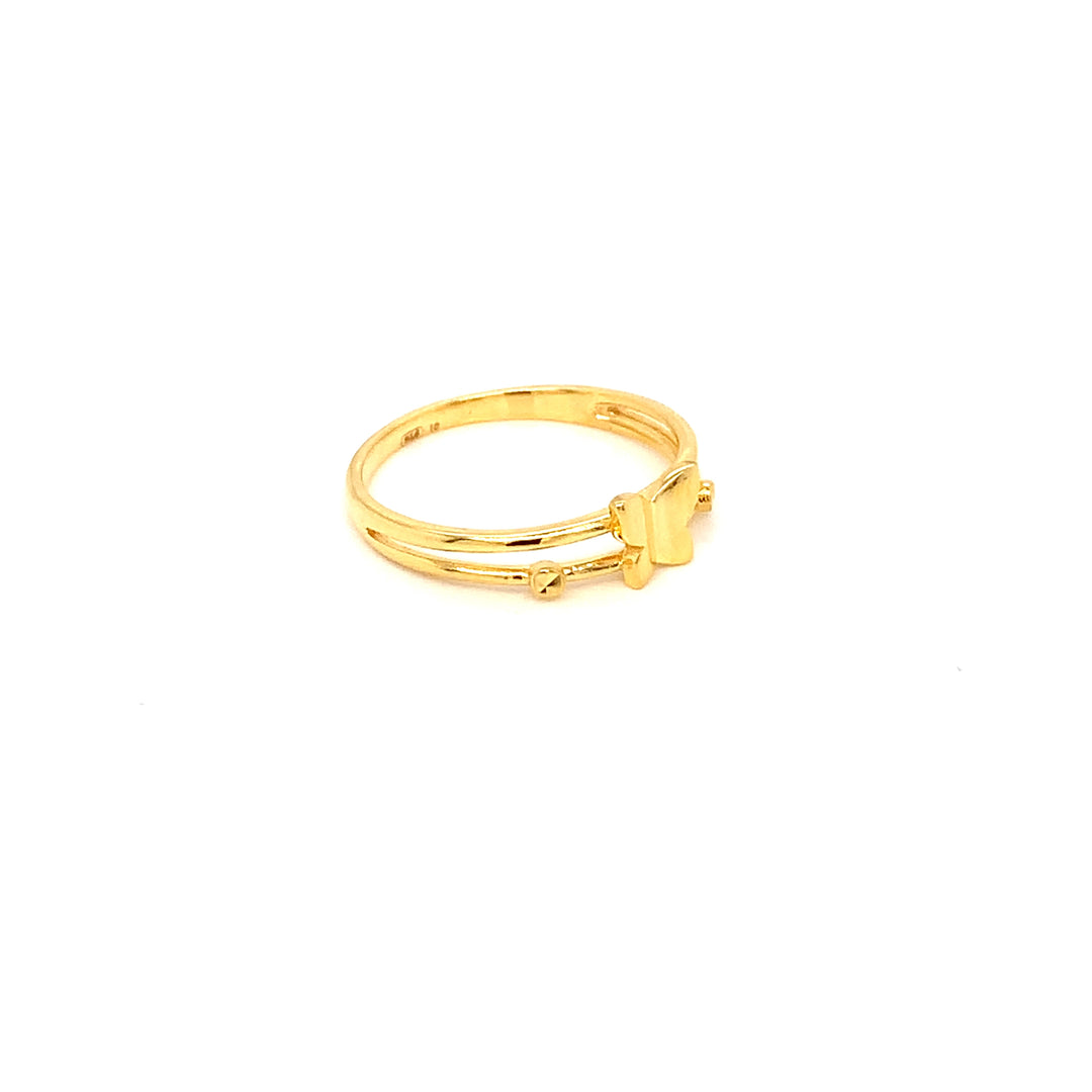 22K YG Fancy Ring-1pc