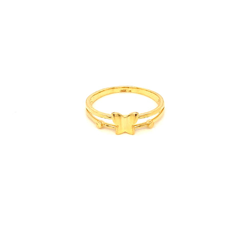 22K YG Fancy Ring-1pc